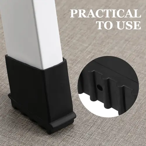 4Pcs Step Ladder Feet Covers Non-slip Ladder Feet Rubber Pad Versatile Furniture Mat Ladder Leg protect Cover Non-skid home tool - Image 3