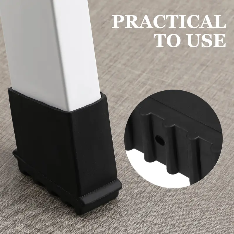 4Pcs Step Ladder Feet Covers Non-slip Ladder Feet Rubber Pad Versatile Furniture Mat Ladder Leg protect Cover Non-skid home tool - Image 3