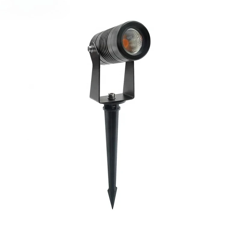 SYA-701 إضاءة LED للمناظر الطبيعية الخارجية 5 وات أضواء حديقة مقاومة للماء COB أضواء Led مع حامل مسنن