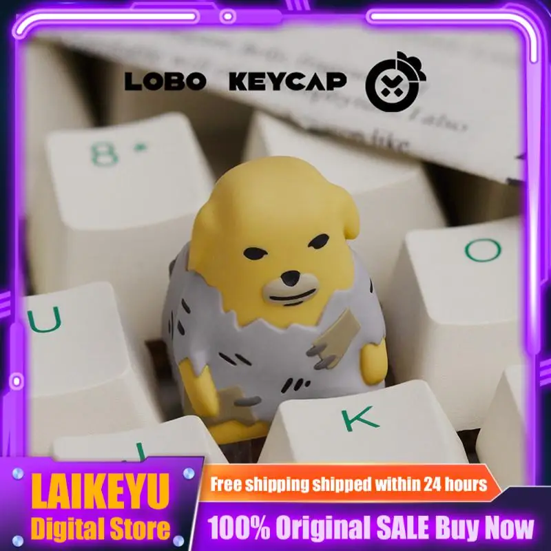 Dipping sauce dog Theme Keycap original Resin Mechanical Keyboard PC Game Keyboard Collection Gift Custom Keycap cute ESC Key
