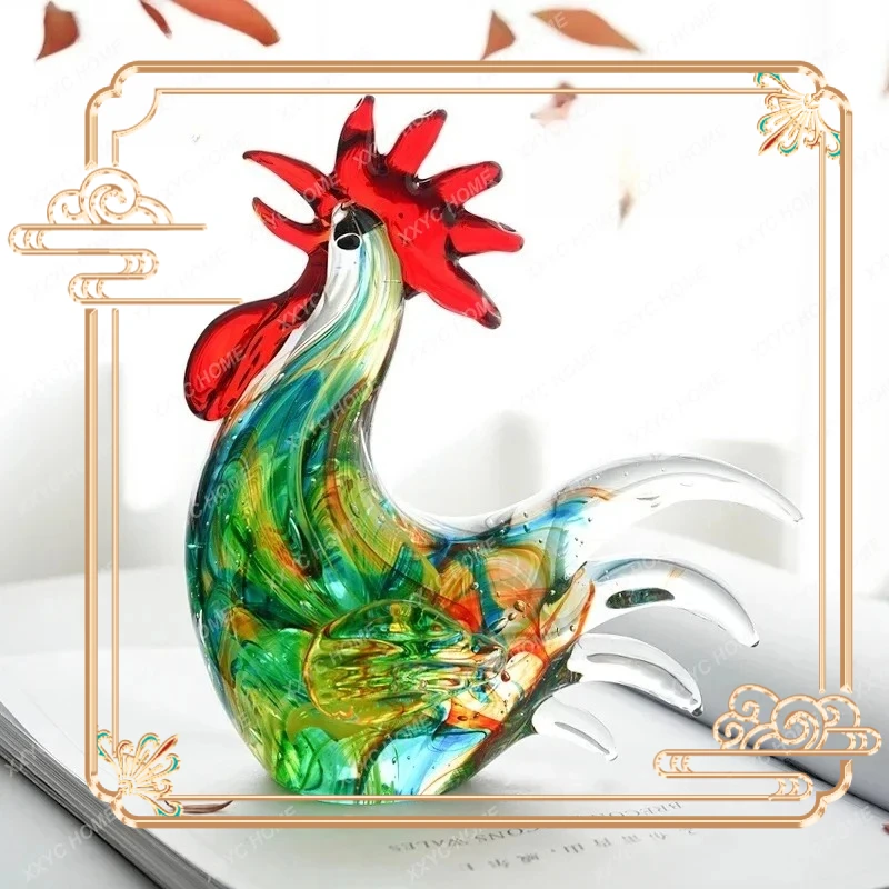 X-S Glazed Mixed-color Art Ornaments, Light Luxury Living Room, Entrance, Model Room Decorations, Housewarming HGG