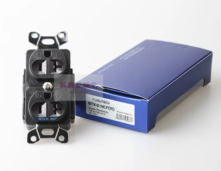 FURUTECH Japan New Flagship US Standard Wall Receptacle GTX-D NCF(R) Rhodium-plated GTXC-D R