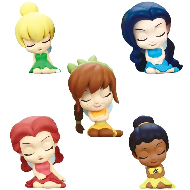 

TOMY оригинальные 5 шт. Gashapon Disney FAIRIES игрушки для детей подарок Коллекционная модель украшения