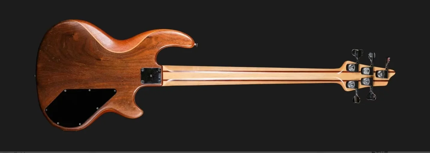 Left-hand 5-string Bass, 24 Frets, Picture Color + Dot Frets + Fret Wire, WAL Style Bass