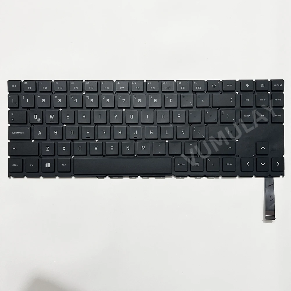 Imagem -03 - Teclado Retroiluminado sp Latin Rgb para hp Omen 16-k 16-k0023dx 16-u 16-u1047 16-wd 16-wd0063dx 16-wf 16-wf0078ng 16-wf0097nr 16-b0005dx 16t-b 16t-k 16t-wf 16z-xd 16-xd0003na 16z-xf