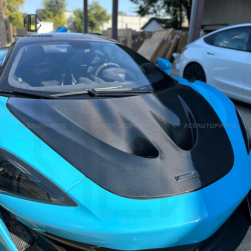 

P1 Style Engine Hood Cover Bonnet Body Kit Real Carbon Fiber For McLaren 540C 570S 570GT 600LT