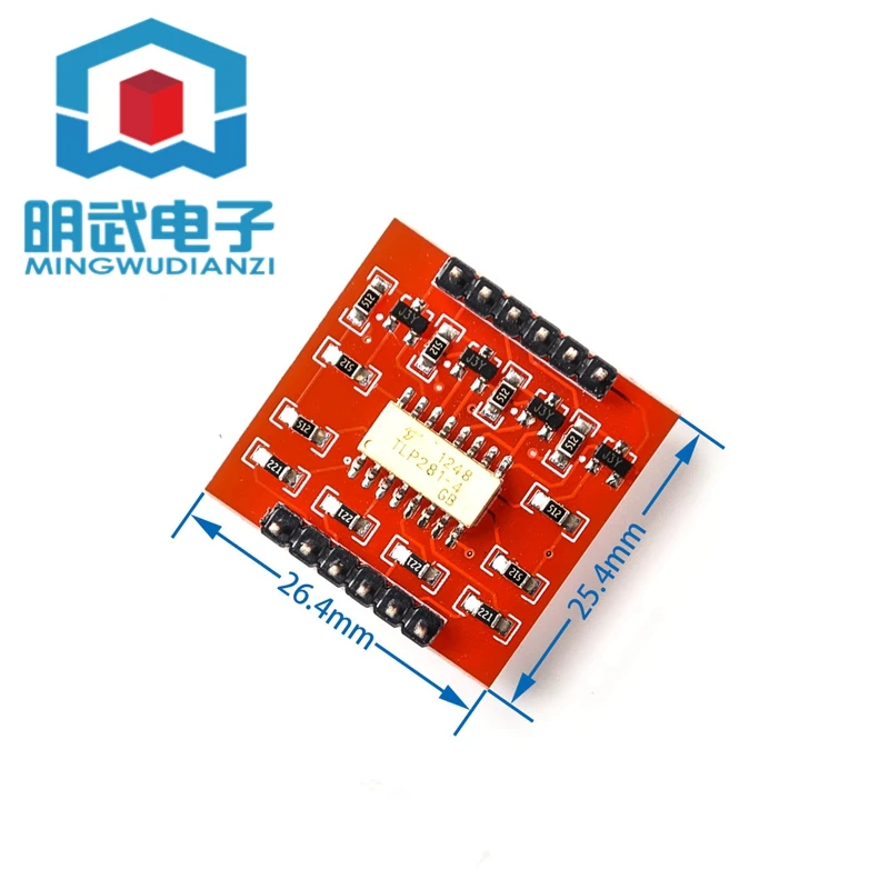TLP281 4-way Optocoupler Isolation Module High And Low Level Expansion Board Electronic Building Block Module