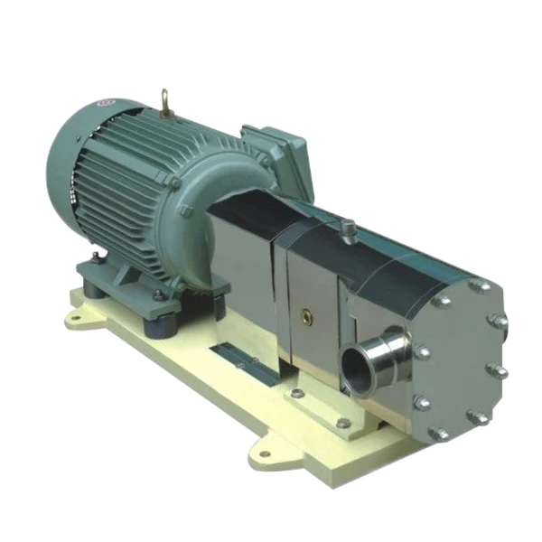 Popular Sale 0.75HP 0.55KW ZB3A-3 Sanitary Stainless Steel SS304 Single Rotor Lobe Pump with Stator and Rotor for Mortar Pump