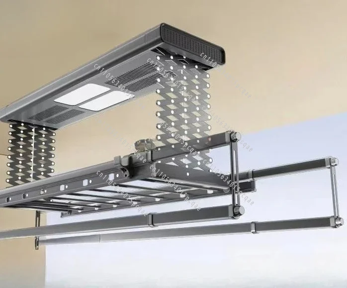 Intelligent Voice Control Automatic Lifting Balcony Lifting Electric Drying Rack, Hidden Embedded