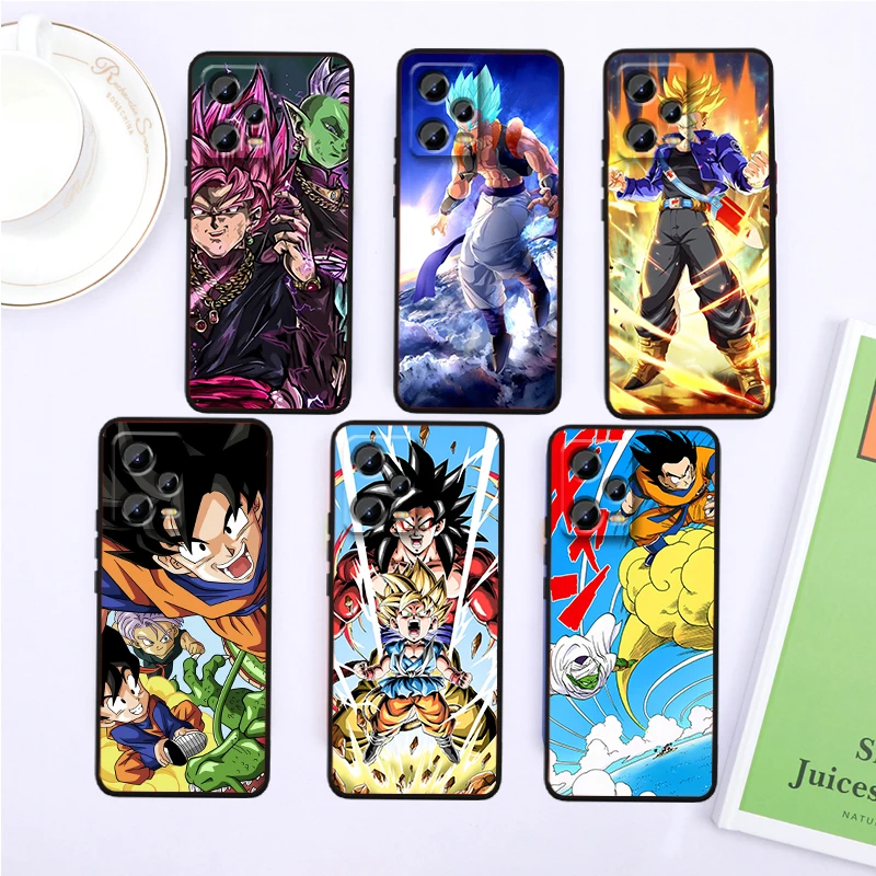 Anime DB-D-Dragons B-Balls Cool For Xiaomi Redmi Note 13 12R 12 12S Turbo 11 11T 11S 10 10S Pro Plus 5G Black TPU Phone Case