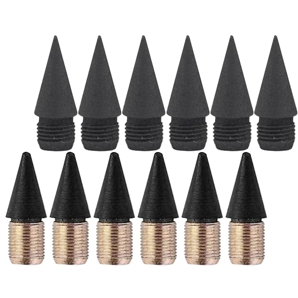 

40pcs Pencil Replacement Nibs Infinite Tips NoSharpening Inkless Refills SchoolSupplies OfficeUse SketchingNibs