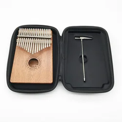 Portable Kalimba Bag Container Multifunction Thumb Piano Box Bag for Beginners Music Lovers Players Cute Instrument Accessories