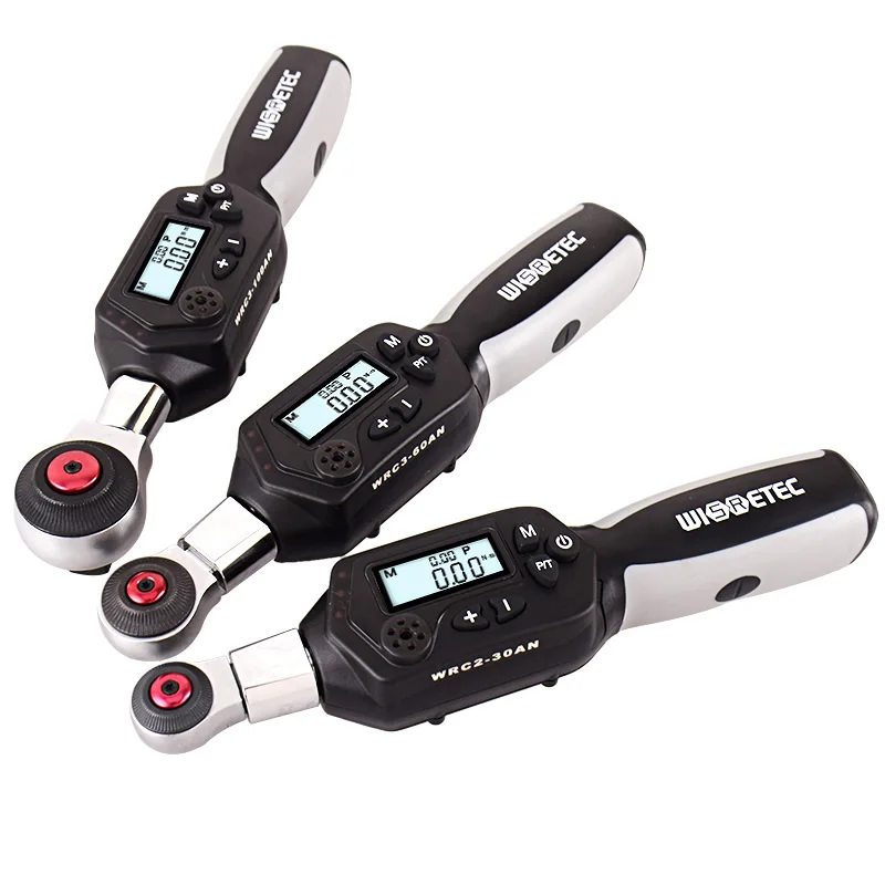 High Exactness Precision 3/8 Electronic Tool 0.6-60Nm Bike Repair Adjustable Ratchet Socket Drive Digital Display Torque Wrench