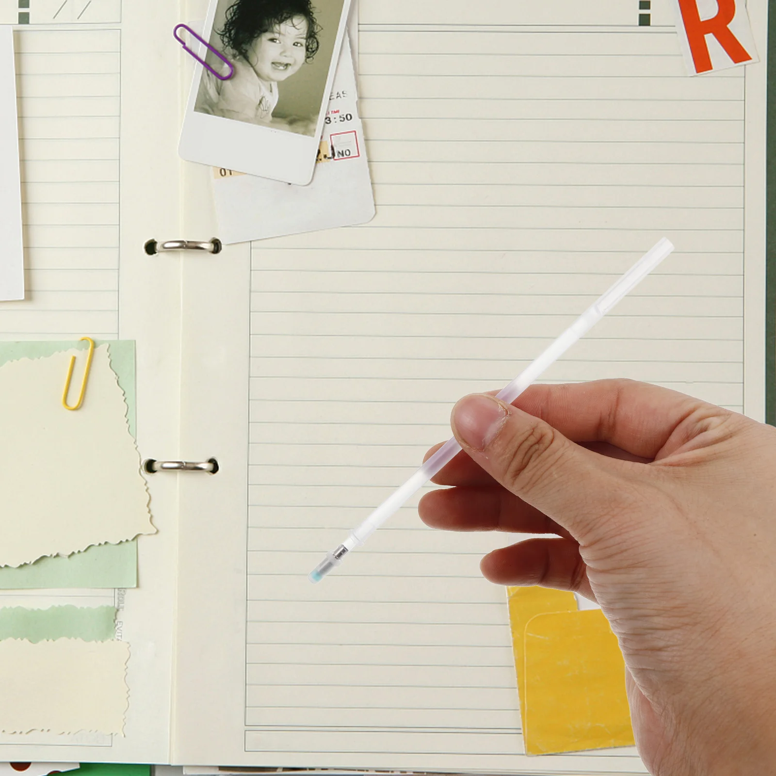 10 قطعة قلم حبر بالأشعة فوق البنفسجية عبوات توهج الفلورسنت غير مرئية السلس الكتابة تسليط الضوء على ملاحظات مكتب المدرسة