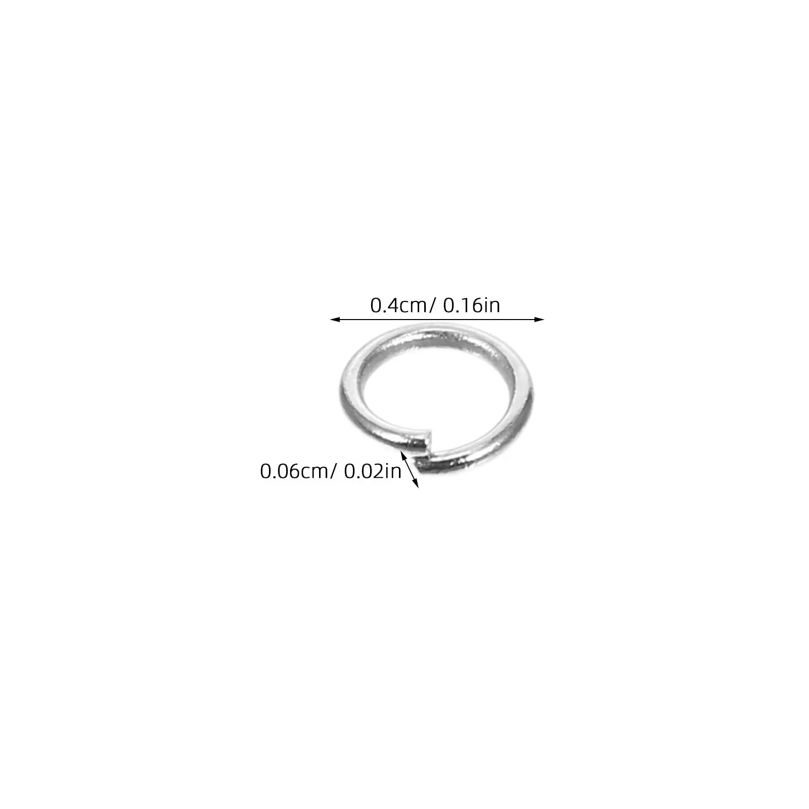 800Pcs Jewelry Stainless Steel Jump Rings 4Mm Open Connectors for Keychain Making Necklace Layer Clasp Repair DIY Projects view 3
