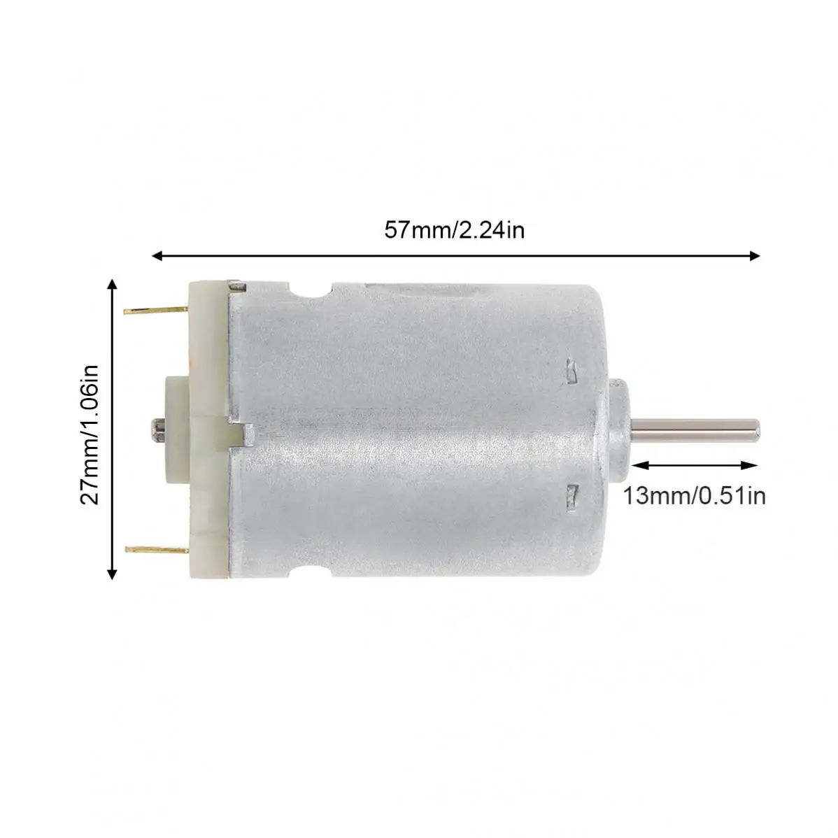 R380 6-24V DC Motor 24000RPM High Speed Micro Motor Metal Stainless Steel Motor for DIY Toy Hair Drier Mini Fan Small  Appliance