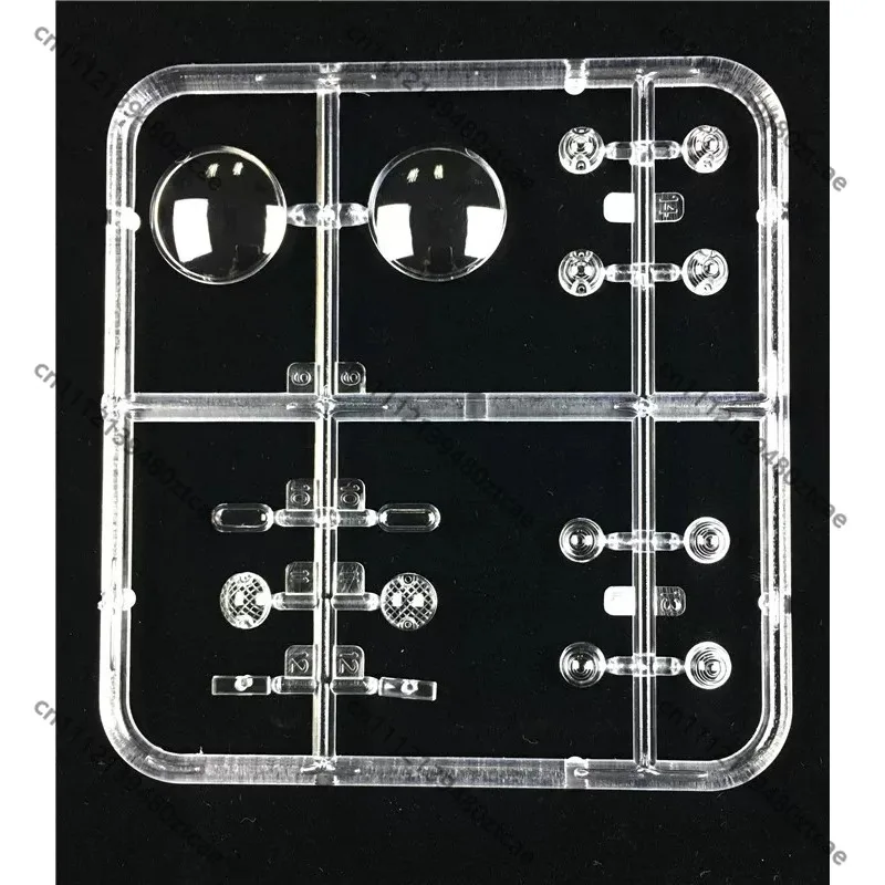 1/10 RC Off‑Road Car Body Shell Lamp Lens Light Cup Transparent Parts, Open‑able Door Model Headlight Accessory