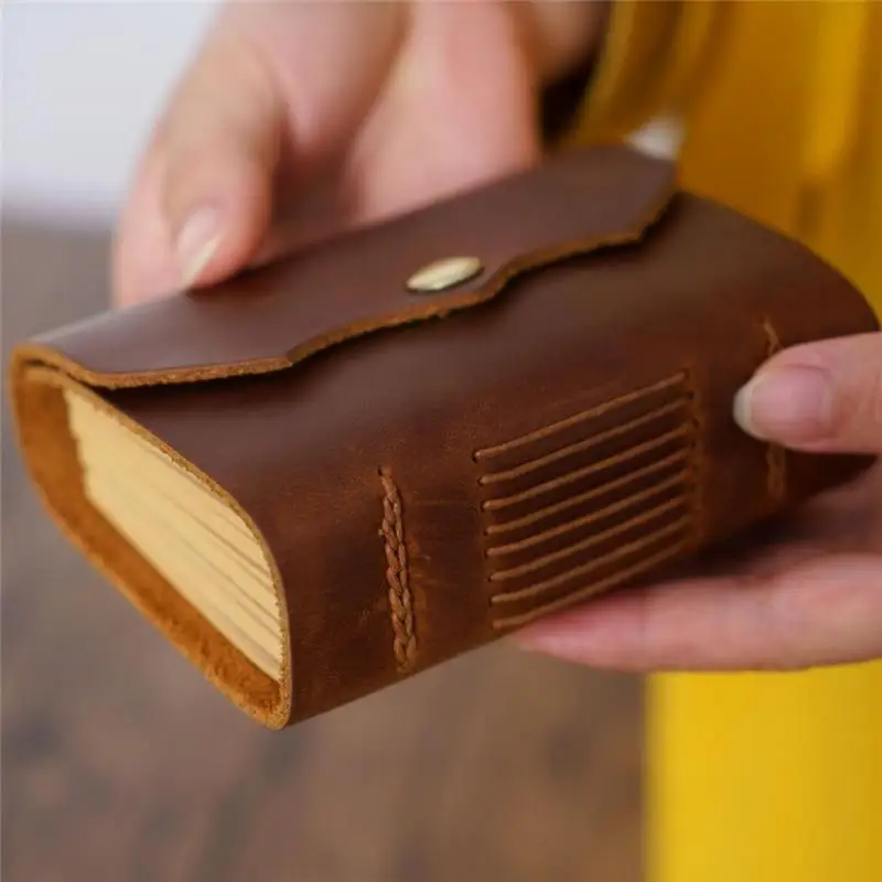 

1PC PU Leather Handmade Vintage Retro Travel Journal Diary Notebook Notepad Birthday Gift