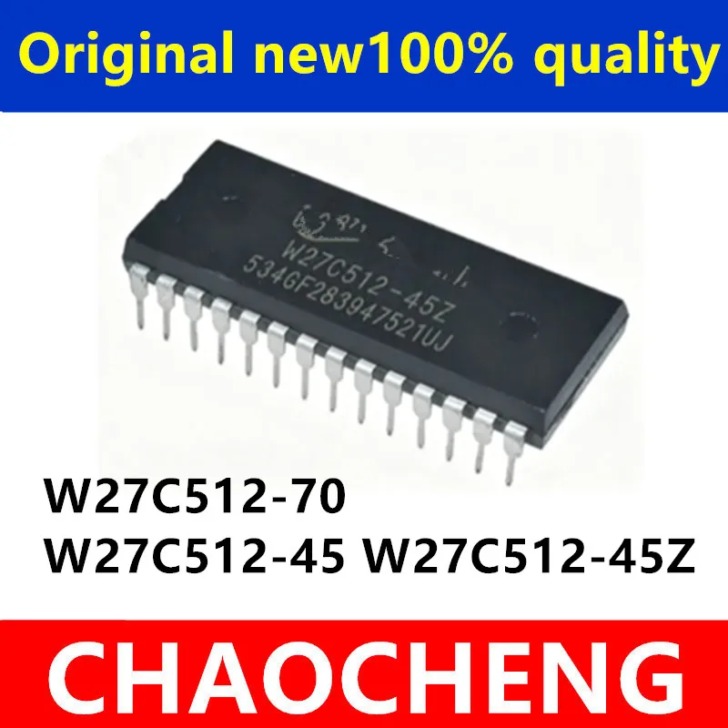 (1piece) 100% New W27C512-45 W27C512-70 W27C512-45Z DIP-28