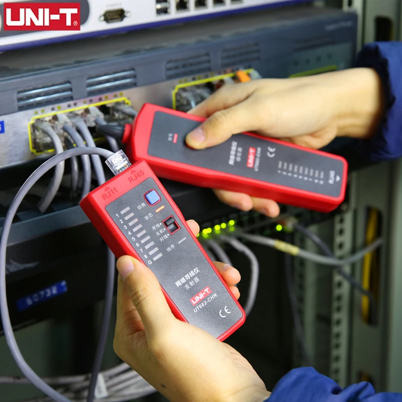 UNI-T UT682 Network Wire Tester Wire Tracker; Telephone Line/Network Line/Power Cable Line Finder, Communication Line Tester