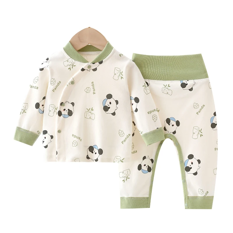 

Unisex Baby Fall & Winter Cotton Separate Set Infant High-Waist Belly-Protecting Two-Piece Halloween Warm Outdoor Outfit