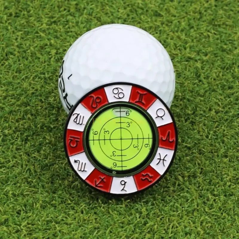 M5TC Golf Putt Green Reader مع صندوق القراءة الأخضر الحديد القابل للانفصال عن القراءة القبعة Golf Hat Marker سهلة التثبيت
