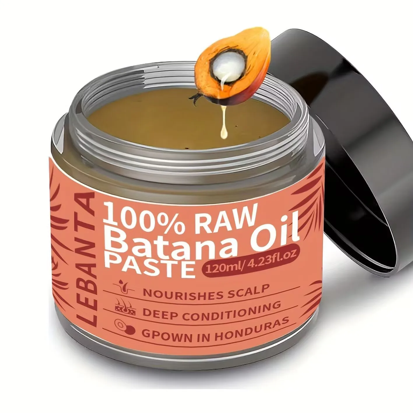 

120g Batana Oil Conditioner Strengthens Hair Roots Repairs Damaged Hair Deeply Nourishment Smooth Hair Conditioner