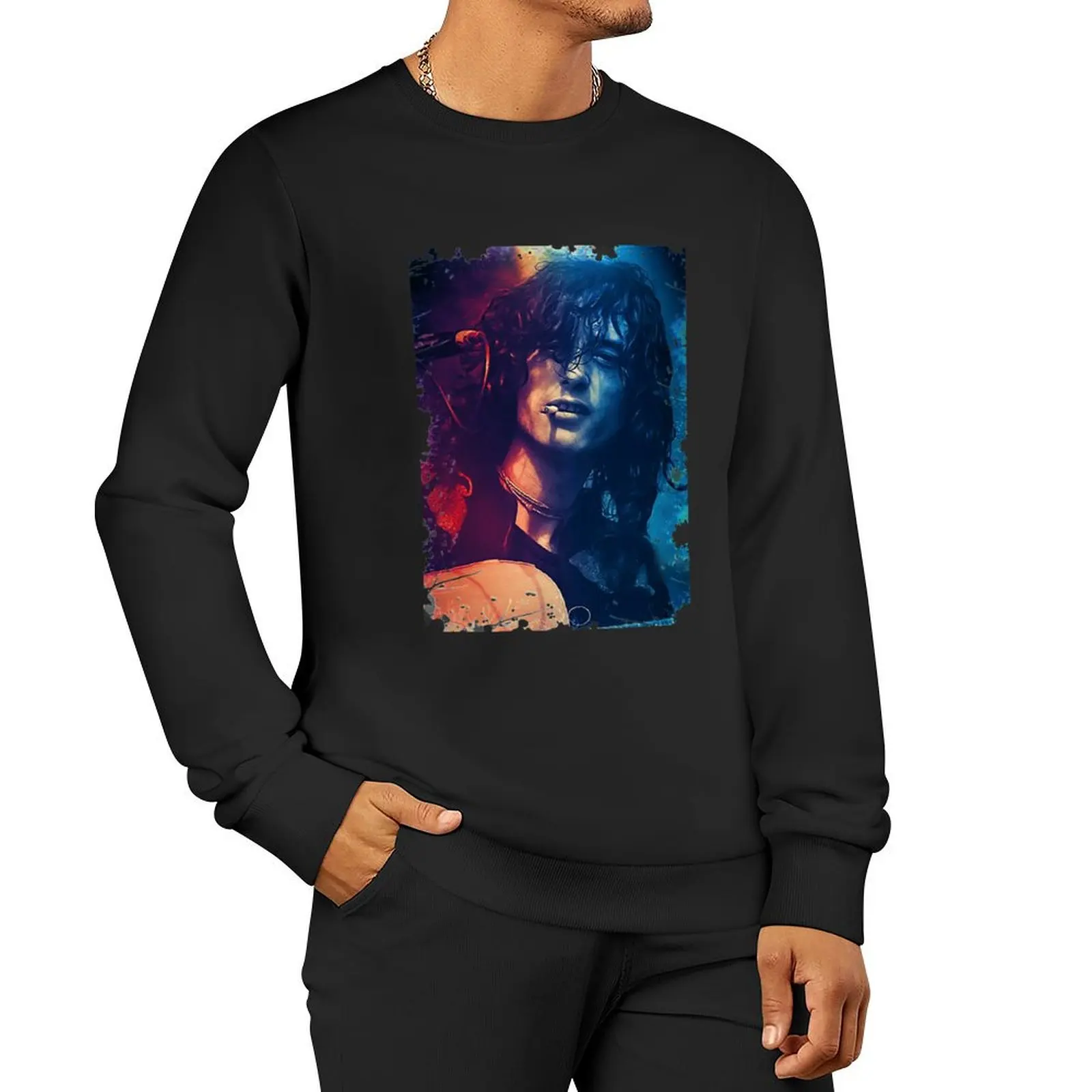 Funny Gifts Jimmy Page Vintage Awesome For Music Fan Pullover Hoodie men's sweat-shirt men clothing oversize sweatshirt