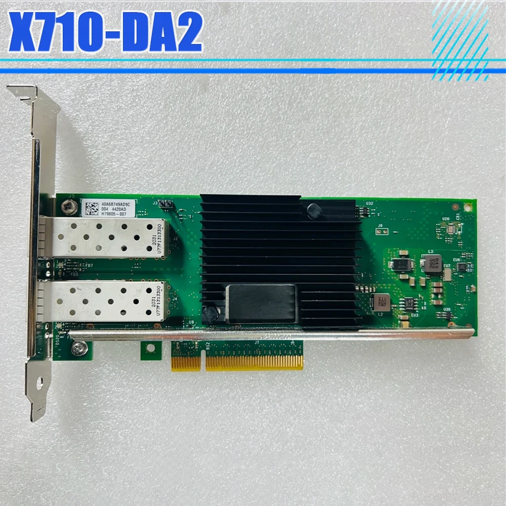 

X710-DA2 Двухпортовая 10-гигабитная оптоволоконная карта 10 ГБ DP EX710DA2G1P5 X710DA2