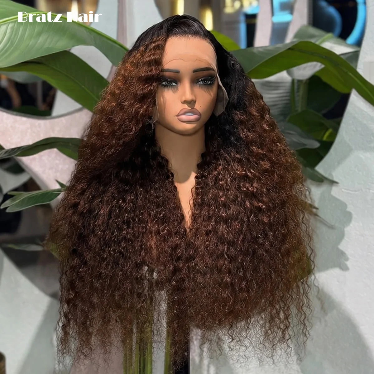 

450 High Density 13x4 13x6 Lace Front Wigs Glueless Wigs Ombre Brown Pixie Curly 100% Human Hair Ready to Wear Wig for Woman