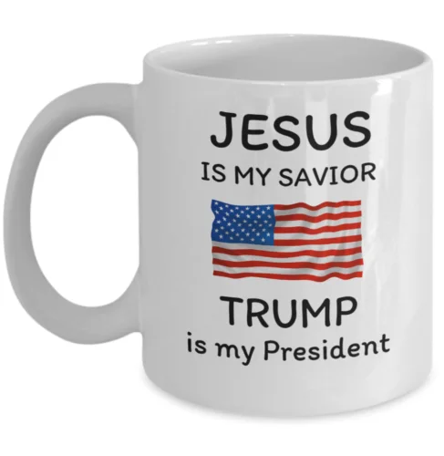 Jesus is my savior Trump is my President - Faith Bible belt Jesus Christ gift