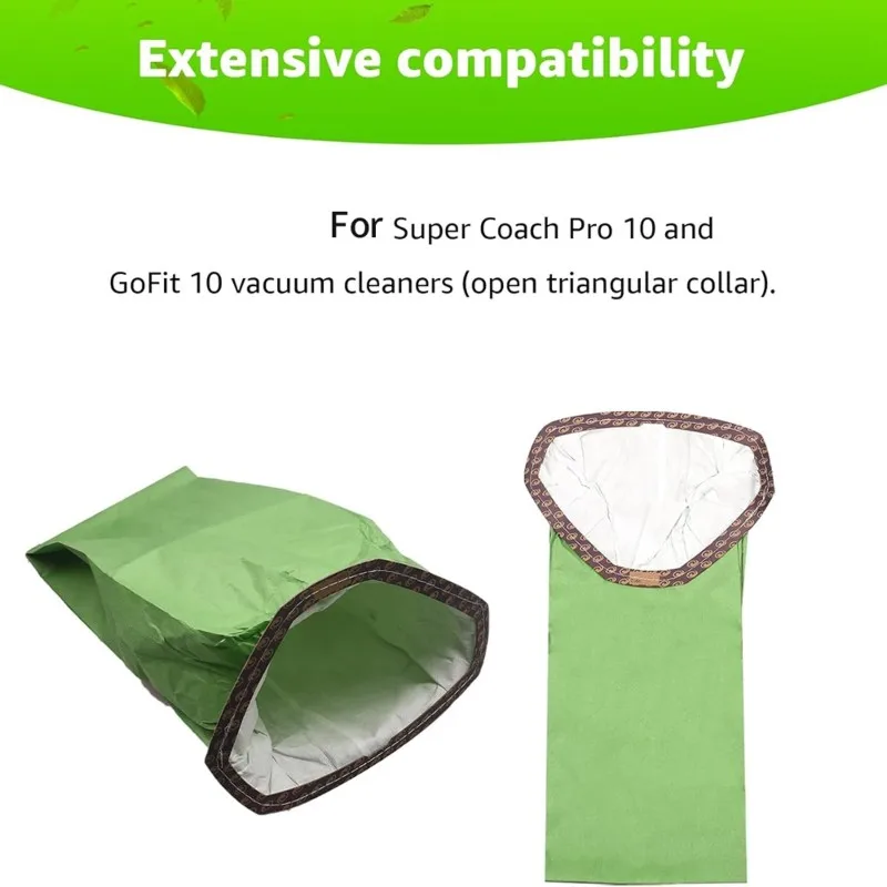 

A76G-Replacement Micro Filter Bags(22Pcs 107313) For Proteam 10 Quart Backpack Vacuum- Ideal Super For Coach Pro 10& Gofit 10