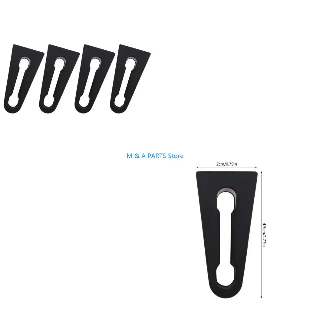 U1JF 4Pcs/Set Car Door Lock Sound Deadener Damper Buffer  Deaf Seal Buffer
