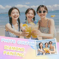 CHENISTORY Full Drill Photos Custom Diamond Painting New 2025 Cross Stitch Kit Mosaic Mosaic Embroidery Friend Home Decor