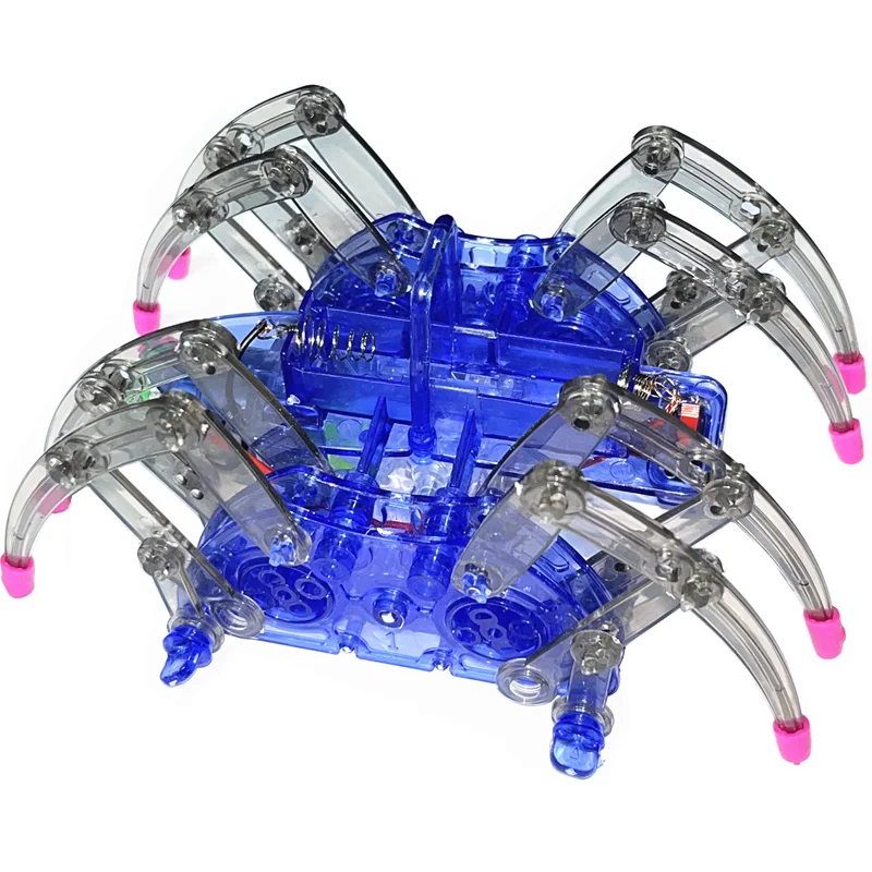 Spider Robot DIY Technology Small Maker Invention Electric Crawling Science Toy Assembly Material Gift