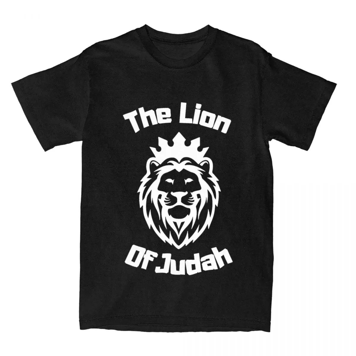 Men Women Lion Of Judah Animal T Shirt Stuff 100% Cotton T-shirt Clothing Fashion Tees Adult