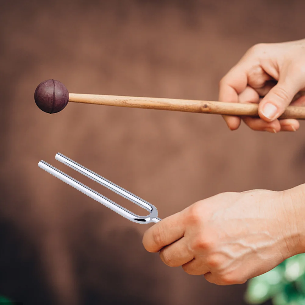 440Hz A Tone Viool Gitaar Tuner Lichtgewicht Roestvrij Staal Viool Tuner Hamer Draagbaar met Opbergdoos voor Muzikant Suppiles