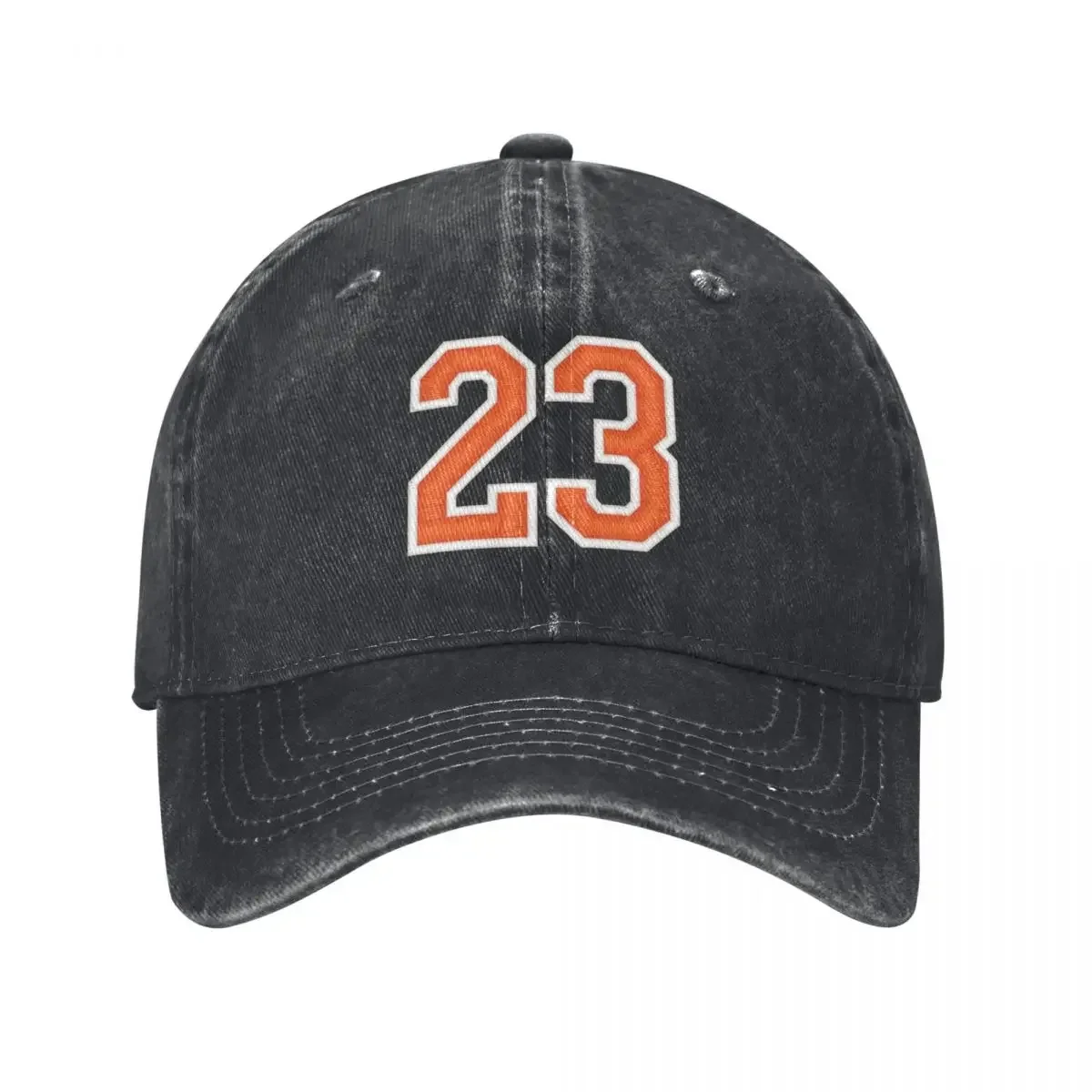 

Sports Number 23 Jersey twenty-three Orange Baseball Cap sun hat Christmas Hat Woman Men's