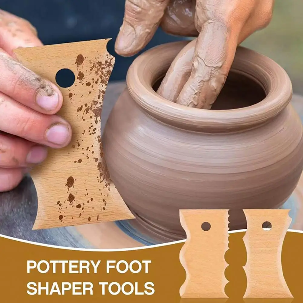 7PCS Wooden Pottery Tool Set 5