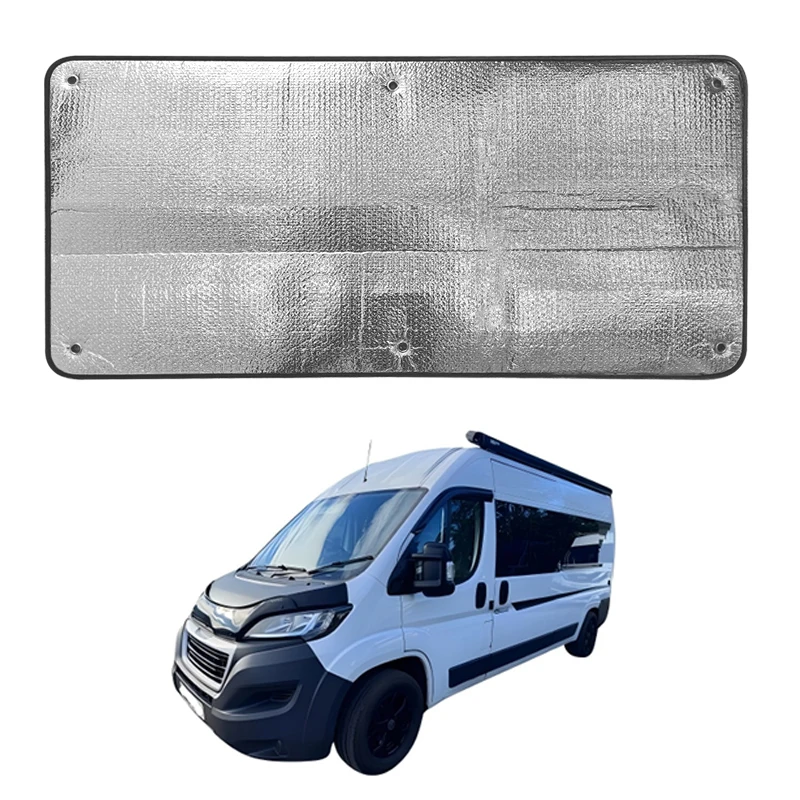 

Camper Van Barn Door Window Insulation Curtains FOR PEUGEOT BOXER CITROEN RELAY With Suction Cups And Storage Bag