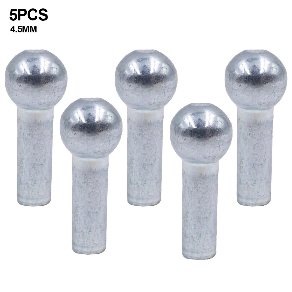 5pcs Gym Pulley Machine Stopper Cable Ball Terminals Wire Port Joint Parts For Diameter 5mm 6mm Cables Fitness Equipment Parts