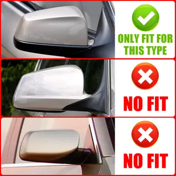 適用於BMW5系、6系、7系 E60、E61、E63、E64、F06、F07、F10、F11、F13、F01-F04 的碳纖維紋黑色側翼後視鏡蓋 10 最佳銷售 BMWE60後視鏡蓋 - №9