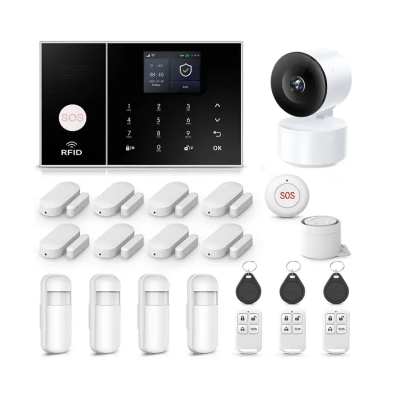 

ABSQ-Alarm System For Home Security Home Security Alarm System Window Alarms For Home Security EU Plug