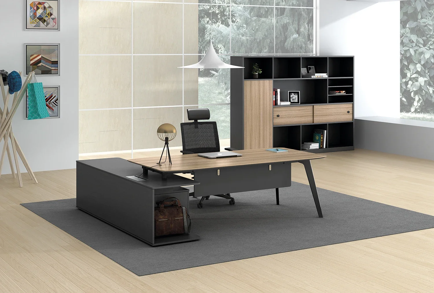 

A A Commercial Office Furniture Six Person Meeting Table