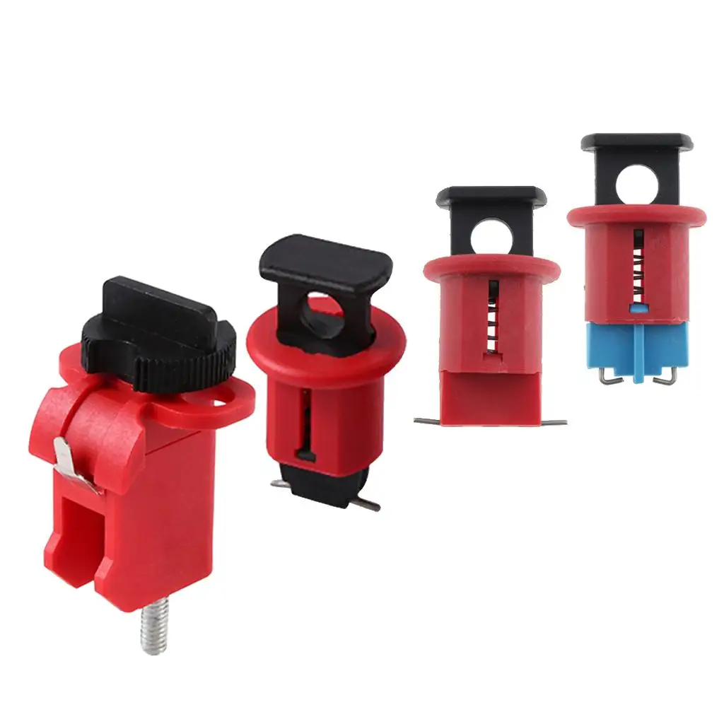 Circuit Breaker Lock Safety Pin Durable Plastic MCB Lockouts Universal Device for Electrical Equipment Isolation