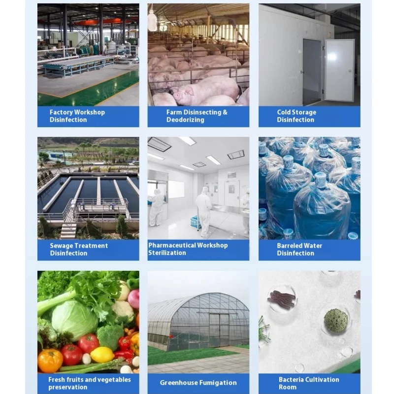 3G 5G 10G الكوارتز أنبوب التعقيم تطهير مولد أوزون عدة معالجة مياه الشرب مولد الأوزون لتنقية المياه الهواء