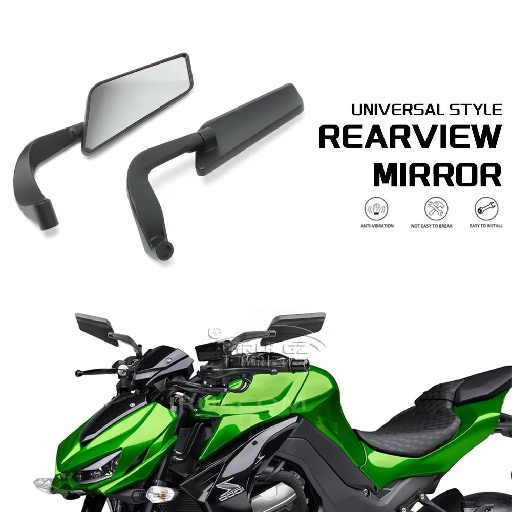 

Motorcycle For KAWASAKI Z H2 Z400 Z500 SE New Side View Mirror Wind Wing Stealth Winglets Rearview Mirrors Z650 Z800 Z900 Z1000