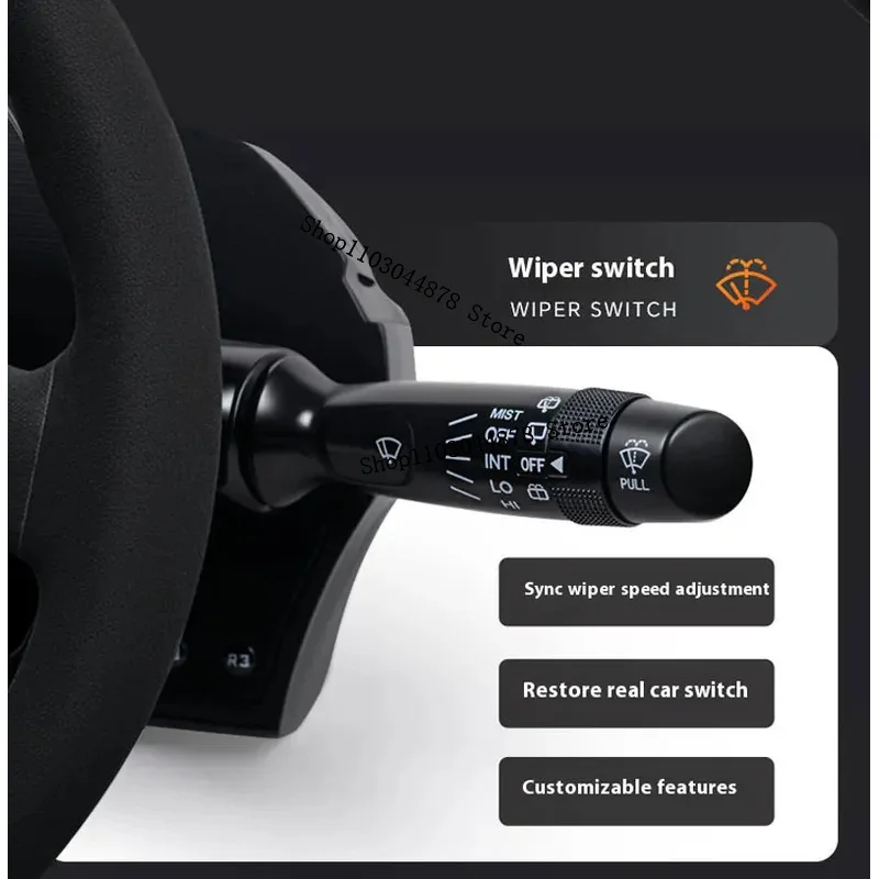 PC Game Simulation Racing Turn Signal Light Wiper Combination Switch For Thrustmaster T300 TGT TGT2 Steering Wheel