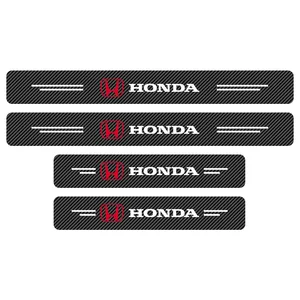 Sticker karbon fiber araba, 4 adet, eşik kapı kontrolü, su geçirmez honda civic accord crv hrv fit caz şehir odyssey vezel Kapı crv'sindeki 6 büyük satış-no. 4