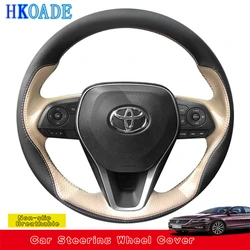 Customize Steering Wheel Braid DIY Car Steering Wheel Cover For Toyota Camry Avalon RAV4 2018-2019 Car Accessories Interior